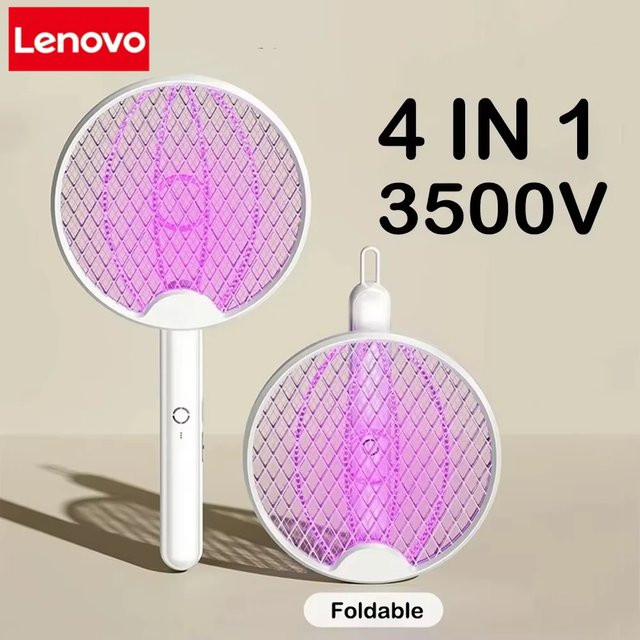 Xiaomi Elektrischer Mückenkiller Faltbarer Handgehaltener Insektenvernichter mit UV-Lichtfalle, Weiß - Bild 1