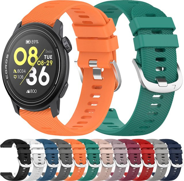 COROS Uhrenarmband Silikon, 20 mm, 22 mm, Unisex - Bild 1