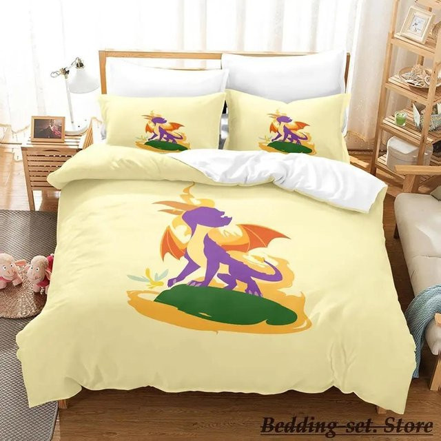 Spyro Reignited Trilogy Bettwäsche Kollektion für Erwachsene und Kinder, Bettbezug B/H: 200 x 230 cm - Bild 1