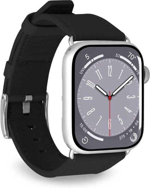 SBS Uhrenarmband Silikon, Schwarz, Unisex - Bild 1