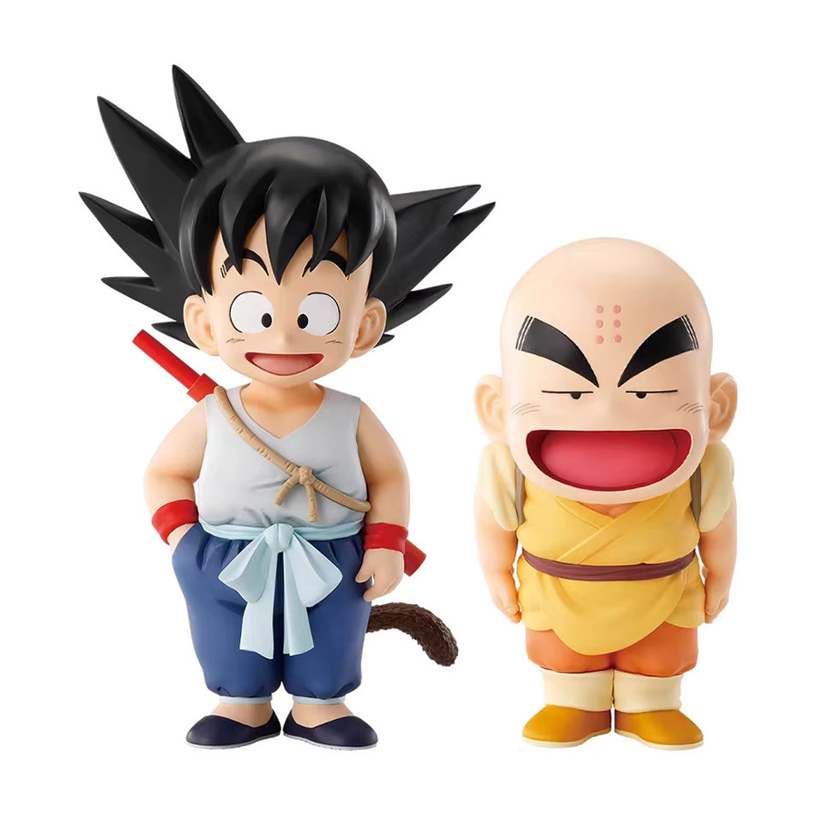 Bandai Dragon Ball Z Son Goku, Krillin, Chichi, Bulma, Puar, Oolong, PVC-Actionfiguren, Set / Bundle - Bild 3