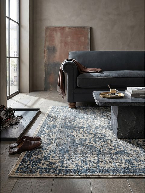 Orient Teppich Kadima Design von ADUR in Blau, Vintage-Stil, B/T: 200 x 300 cm - Bild 1