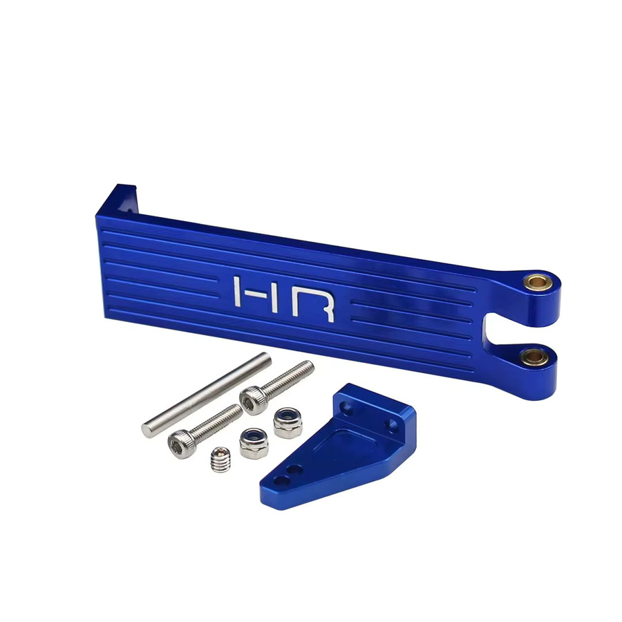 Hot Racing Aluminium-Ruderblatt-Halterung für TRAXXAS Spartan SR, Blau, Metall, Zubehör - Bild 1