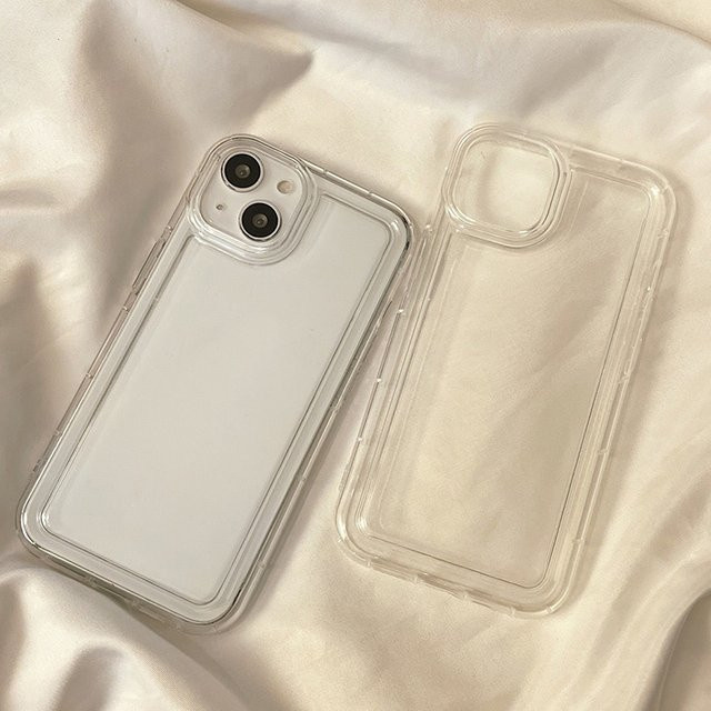 Transparente Silikonhülle für Samsung Galaxy S25 Ultra S24 S23 FE S22 Plus S21 S20 A73 A71 A56 A55 A54 A52 Stoßfeste Schutzhülle - Bild 1