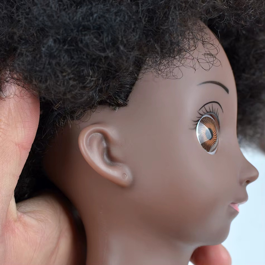 Betella Mannequin-Kopf aus Echthaar für Kinder, 20 cm - Bild 5