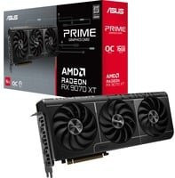 Asus Radeon RX 9070 XT PRIME GAMING OC Grafikkarte in Schwarz-Grau mit DisplayPort und HDMI - Bild 1