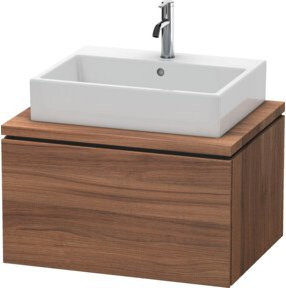 Duravit Waschtischunterschrank L-Cube in Nussbaum Natur mit einem Auszug, B/T: 72 x 54,7 cm - Bild 1