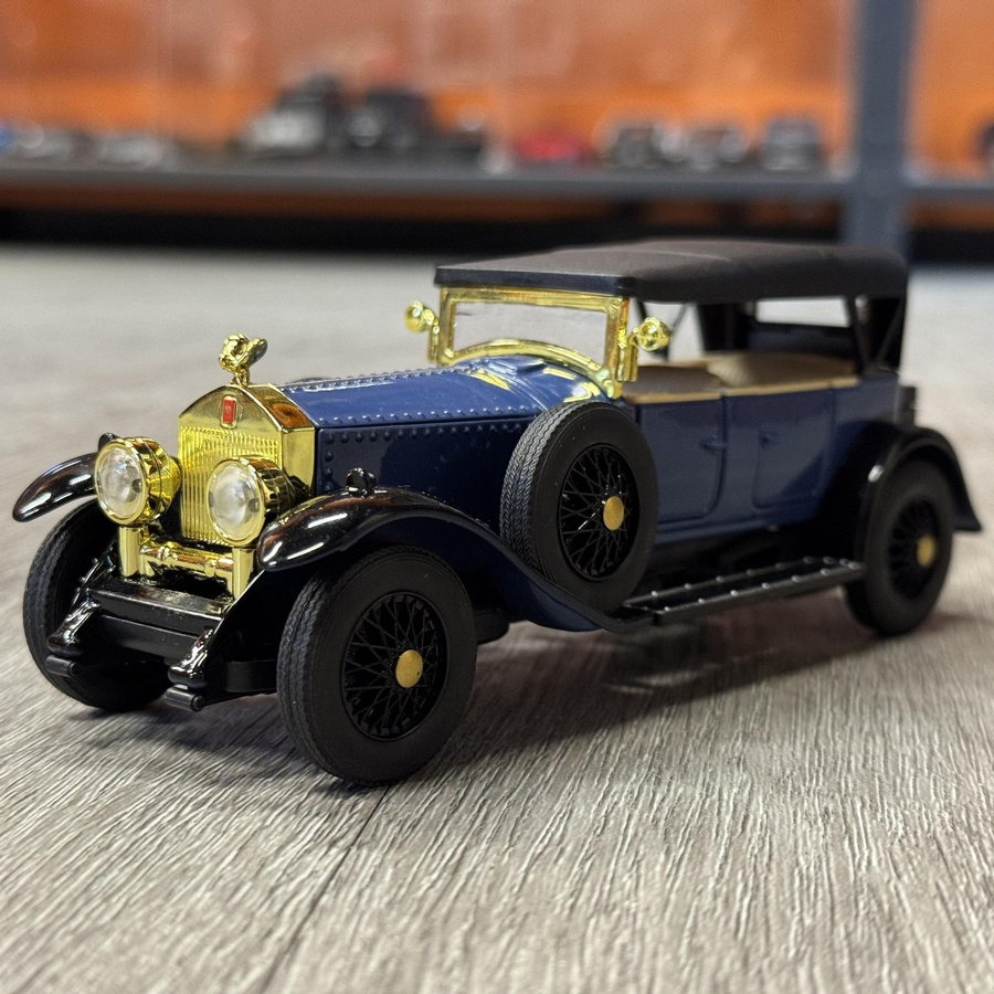 Rolls Royce Phantom I Modellauto Discover Intime in Blau, 1:32 Legierung Druckguss Sammlerstück - Bild 2