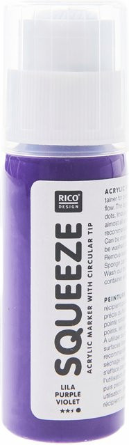 Rico Design Squeeze Acrylic Marker Acrylfarbe Lila 60ml - Bild 1