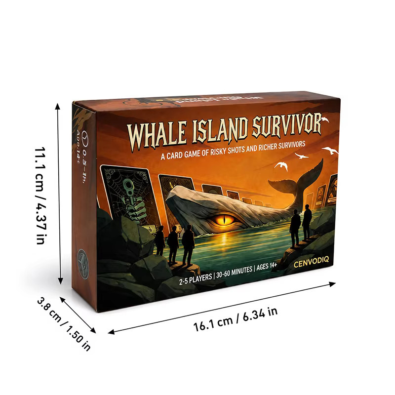 Whale Island Survivor Kartenspiel, Strategiespiel, 2-5 Spieler, ab 14 Jahre - Bild 5