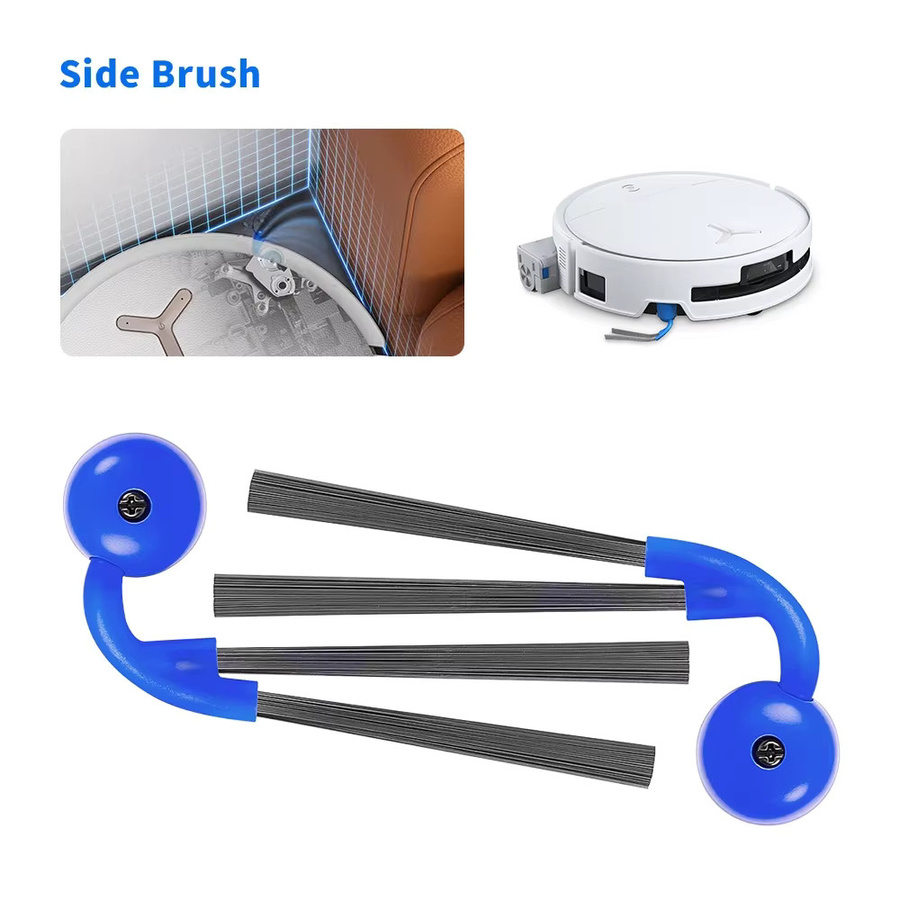Ecovacs Seitenbürste in Blau für Deebot X9 Pro Omni, X11 Pro Omni und Cyclone Roboterstaubsauger Zubehör Ersatzteile - Bild 2