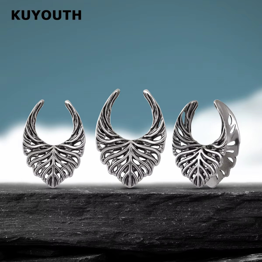 KUYOUTH Ohr-Tunnel, Dehner, Kupfer, Unisex - Bild 1