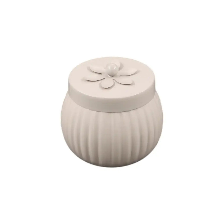 House of Nature Aufbewahrungsdöschen Seckau aus Metall in Beige, Durchmesser: 9 cm - Bild 1