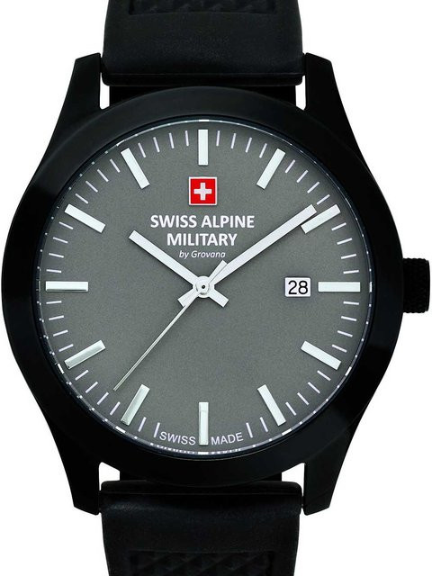 Swiss Alpine Military Armbanduhr, Quarz, Edelstahl, 43 mm, Herren - Bild 1