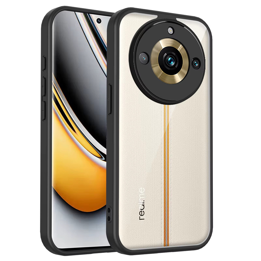 Transparente Silikon-Schutzhülle für Realme 11 Pro und Realme 11 Pro Plus mit matter Rückseite - Bild 3