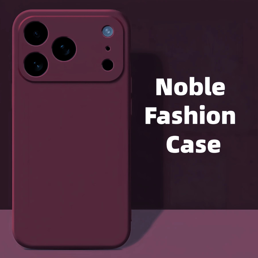 Stoßfeste Flüssigsilikon-Handyhülle für Apple iPhone 17 Pro Max, iPhone 17 Pro, iPhone 17 und iPhone 17 Air in Blau und Lila - Bild 6