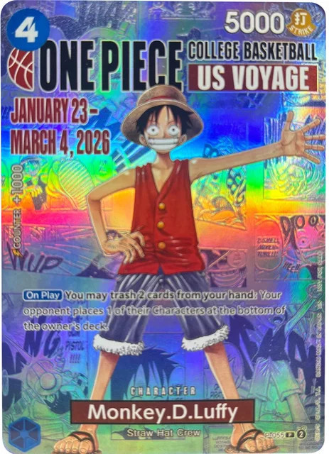 Bandai One Piece Monkey D. Luffy Fish-Man Island Sammelkarten, Englisch - Bild 1