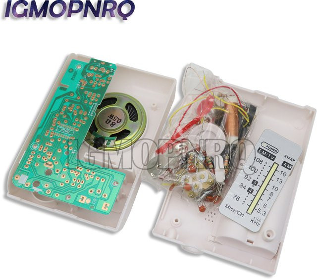 Fdkjgecf CF2102 CF210SP AM/FM Stereo Radio DIY Elektronik Montage Set in Weiß - Bild 1