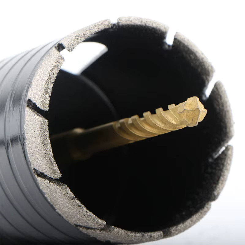 SDCHNESC Diamant Trockenbohrkrone mit M16 Gewinde für Beton Zement und Mauerwerk, Diamant Lochsäge für SDS Max Bohrhammer - Bild 3