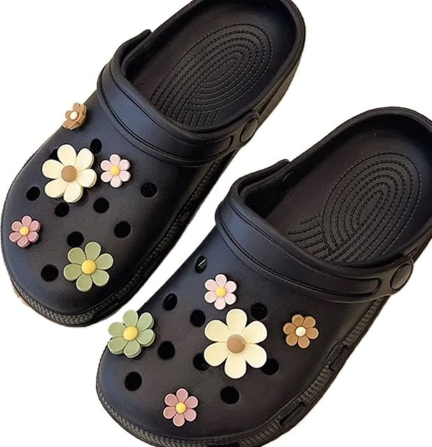 FHLDING Schuh Charms Set, Blume, Bunt, 10 Stück - Bild 1