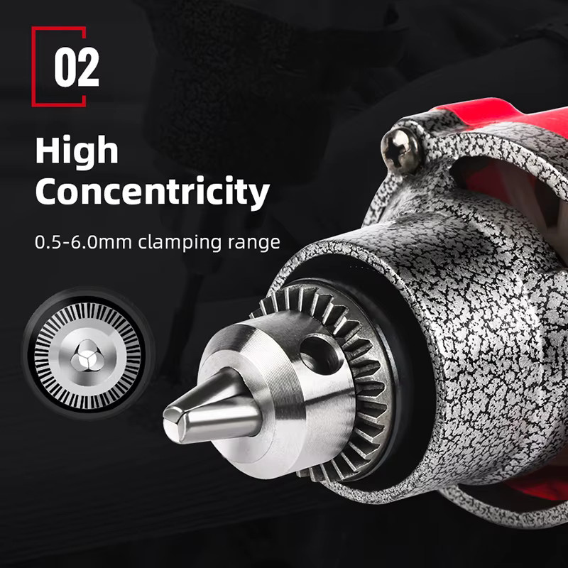 Dremel Elektrisches Rotationswerkzeug-Set 240W Graviermaschine und Schleifer in Rot mit 6 Gängen - Bild 4