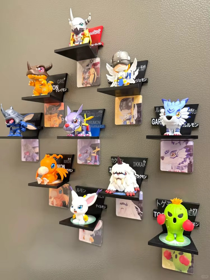 POP MART Digimon Adventure, Kühlschrankmagnete Blindbox, Anime-Figuren - Bild 4