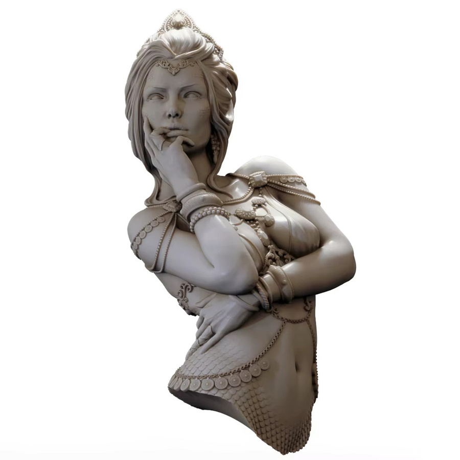 Wu VaraDetach Fantasy Büste, Resin-Modellfigur, 1/10, unmontierter und unbemalter Bausatz - Bild 2