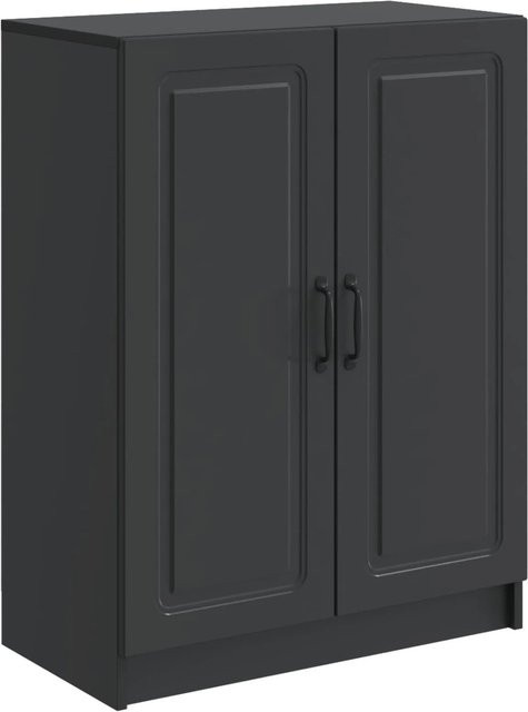 vidaXL Sideboard Modern Schwarz in Matt, B/T/H: 66 x 34,5 x 87 cm - Bild 1
