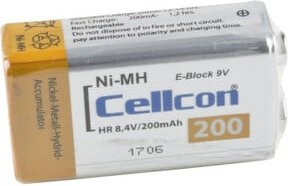 Wilo NiMh-Akku für netzunabhängigen Alarm, 9 V/200 mAh, Weiß - Bild 1