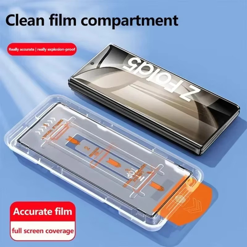 Premium 9H HD gehärtetes Glas Displayschutz für Samsung Galaxy Z Fold 7, transparent, 1–2 Stück - Bild 4