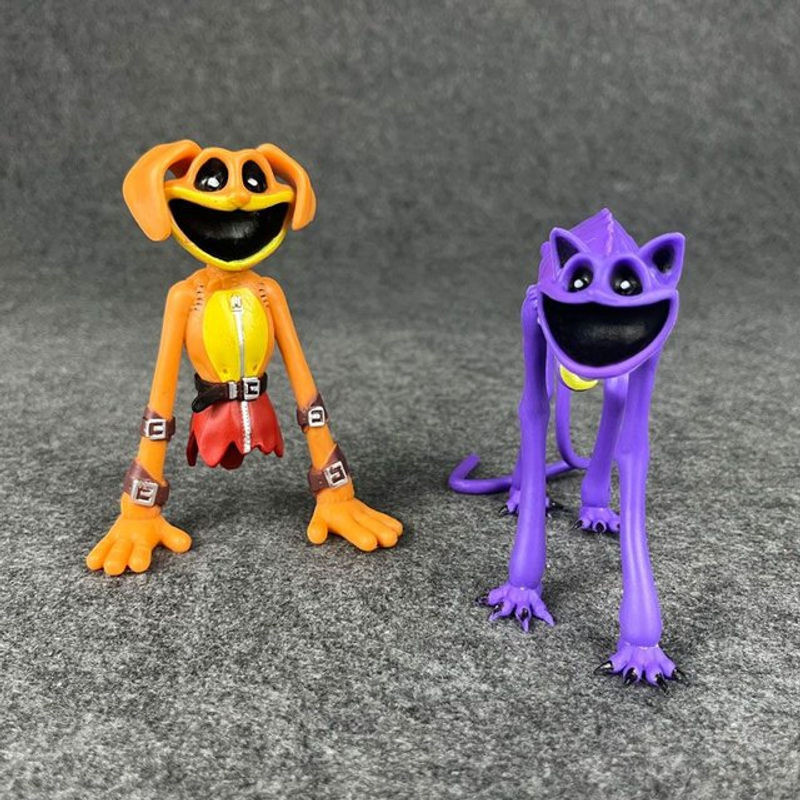Smiling Critters Catnap Figur lila aus Kunststoff als Sammlerstück und Dekorationsmodell - Bild 1