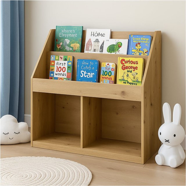 HTI-Living Bücherregal Thekla für Kinderzimmer in Artisaneiche Braun - Bild 1