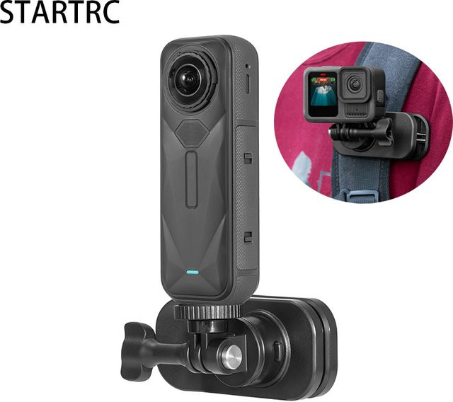 STARTRC Schnellverschluss-Magnetrucksackclip mit 360 Grad Drehung für DJI Action Pocket in Schwarz - Bild 1