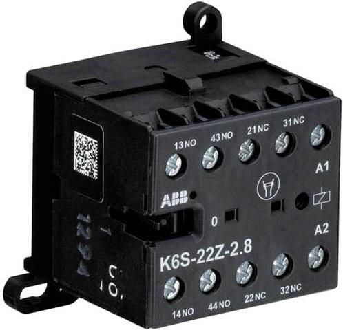 ABB K6S-22Z-2.8-72 Schalter mit 2 Schließern, 3A, Schwarz - Bild 1