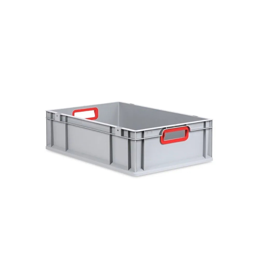 PROREGAL Eurobox Nextgen Color Transportbox mit Griffen, Rot, H x B x T: 17 x 40 x 60 cm, 34 Liter - Bild 2