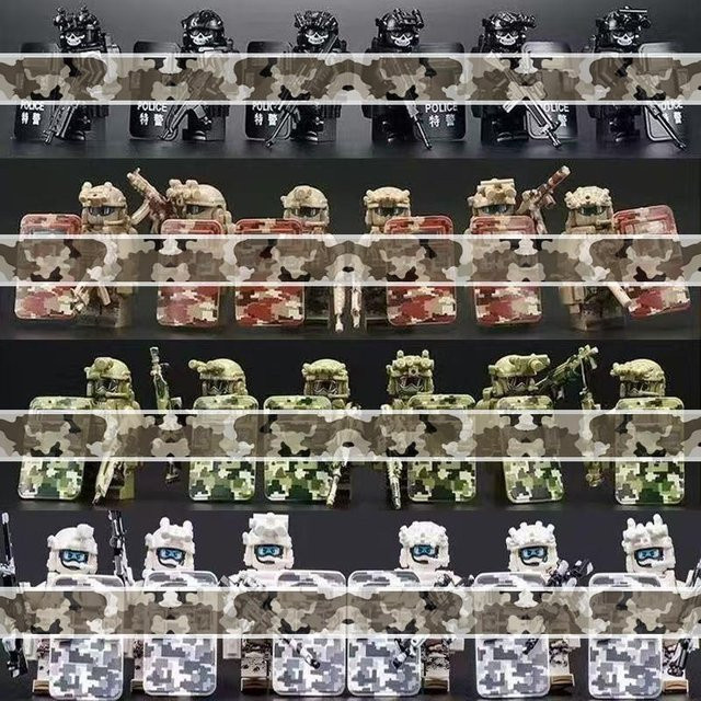 Linyi toy Armee-Stil Militär Figuren, Sammlungs-Set, ab 6 Jahren - Bild 1