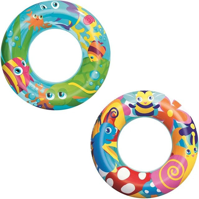 Bestway Aquarium Schwimmring Ø 56 cm bunt - Bild 1
