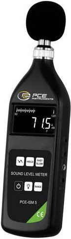 PCE Instruments Schallpegel-Messgerät PCE-ISM 5 20 in Schwarz mit 20Hz - 8000Hz und RS-232 Schnittstelle - Bild 1
