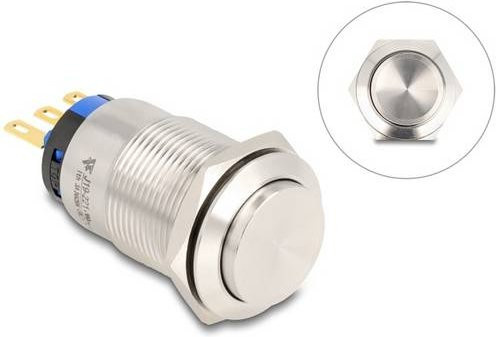 Delock 20985 Drucktaster 3A 1 x Ein/(Aus)/(Ein) tastend B/T: 43 x 25 mm IP65 - Bild 1