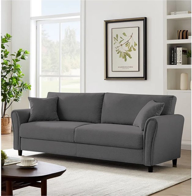 HTI-Living Couch Valeria Polstersofa mit Stoffbezug und Schaumstofffüllung - Bild 1