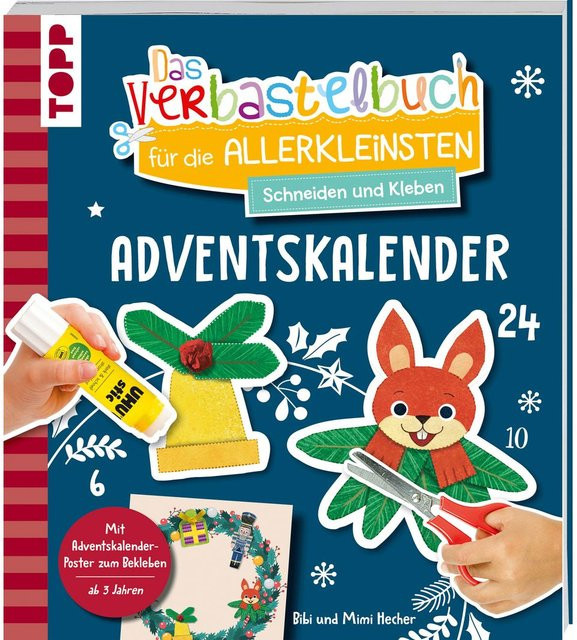 Topp Das Adventskalender-Verbastelbuch für die Allerkleinsten Türkranz ab 3 Jahren - Bild 1