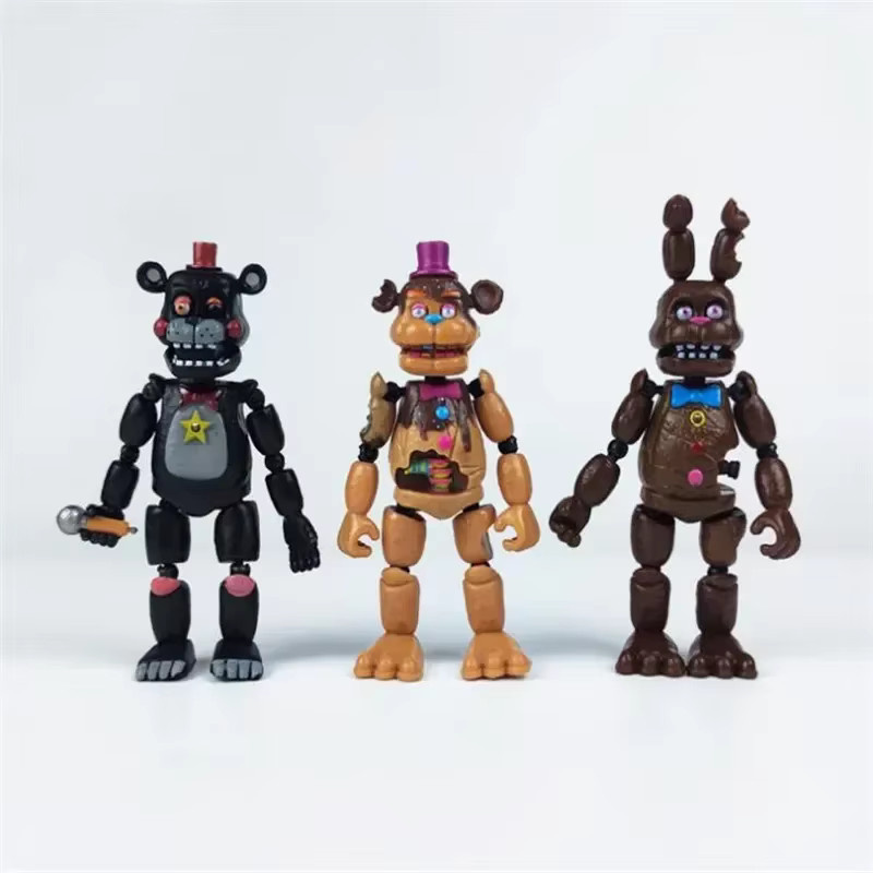 Bandai FNAF Special Edition Anime Figur, 6-teiliges Set, Action Figur, abnehmbare Gelenke - Bild 2