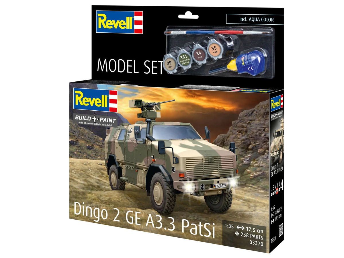 Revell Maquette Dingo 2 GE A3.3 PatSi, Fahrzeug, 1:35 - Bild 3
