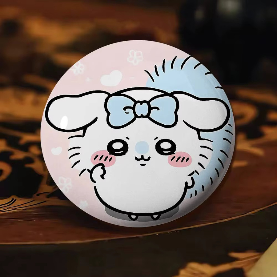 Bilibili Brosche, Runde Lapel Pins, Weißblech, Unisex - Bild 4