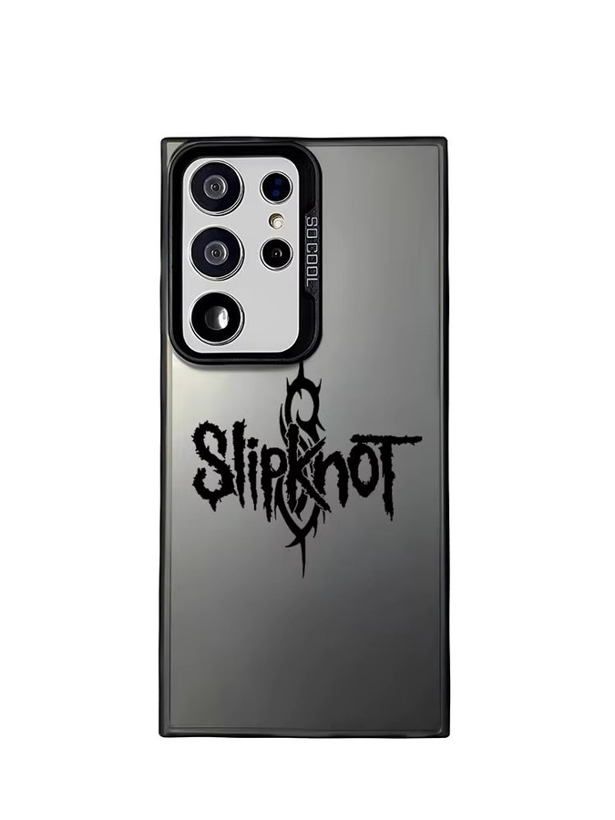 Silikon Handyhülle Slipknot Klassische Band für Samsung Galaxy S25 Edge S24 S23 S22 S21 S20 Ultra in Silber - Bild 4