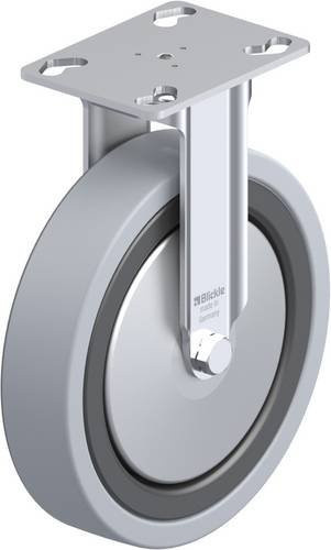 Blickle Bockrolle BKPA-VPA 150G-FA in Schwarz und Grau mit 150 mm Rad-Durchmesser und 110 kg Tragfähigkeit - Bild 1