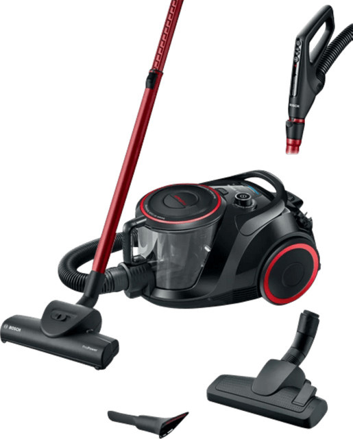 Bosch Serie 6 ProPower BGS41POW1 Beutelloser Staubsauger in Schwarz mit Turbo-Bürste für Tierhaare - Bild 1
