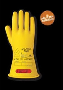 Ansell ActivArmr Isolierhandschuhe Kategorie III in Gelb, Größe 10, aus Naturlatex - Bild 1