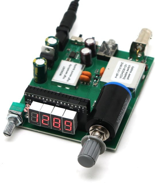 Dykbcells Luftfahrtband-Radioempfänger AM FM VHF-Scanner mit RF digitaler Frequenzanzeige in Grün - Bild 1