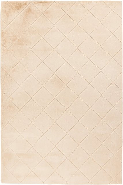 Lalee Teppich Impulse Beige mit gestepptem Muster B: 80 cm, L: 150 cm - Bild 1